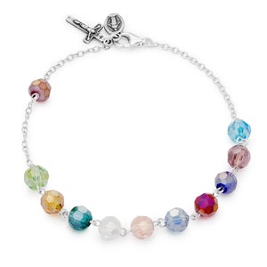 Armband kristallen rozenkrans