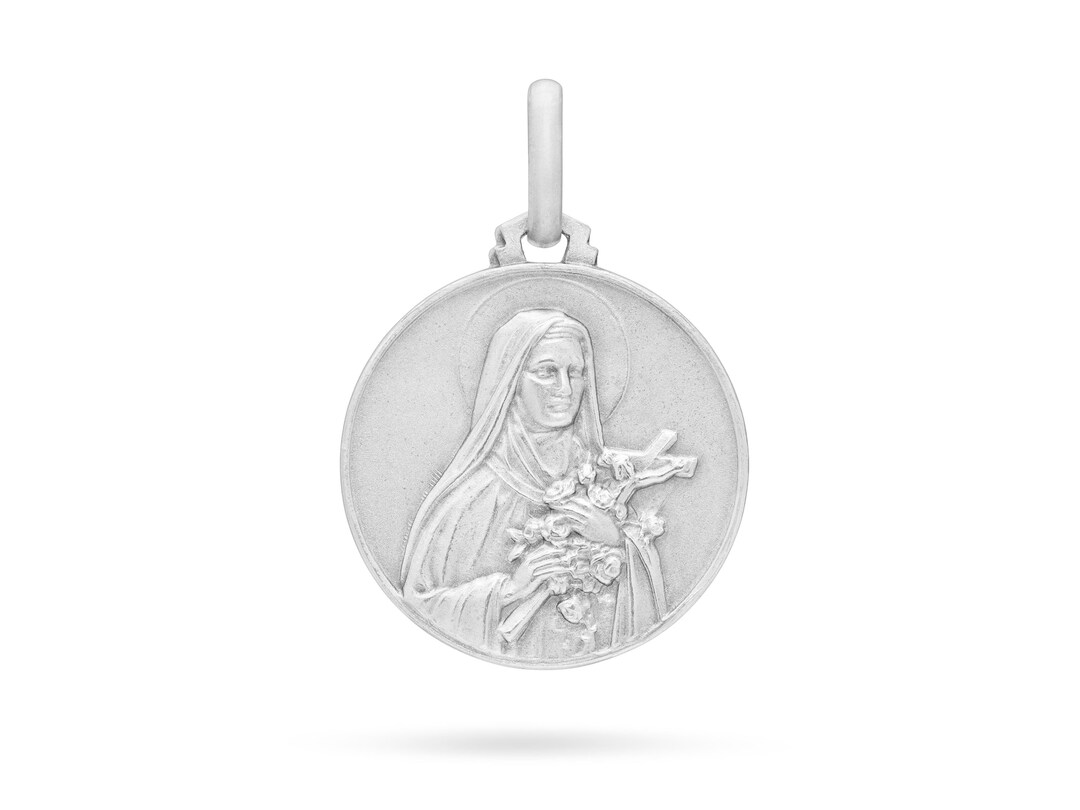 Saint Therese of Lisieux Sterling Silver 925 Medal - Etsy