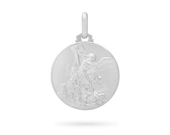 St. Michael Sterling Silver 925 Medal - Patron of Police and Soldiers