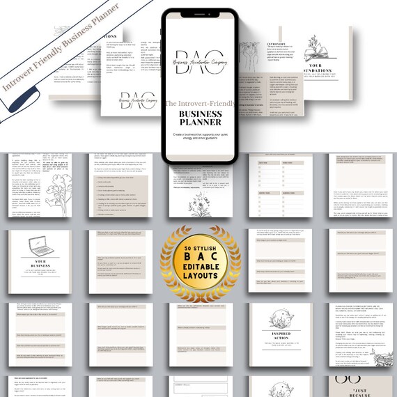 Introvert-Friendly Business Planner: Boost Productivity & Achieve Success!