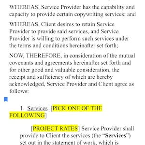 Copyright Agreement Customizable Legal Document