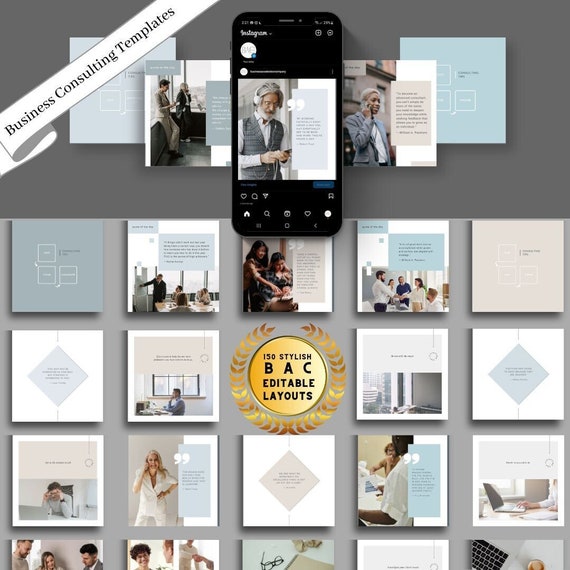 150 Business Consulting Template Bundle | Elevate Your Professional Branding