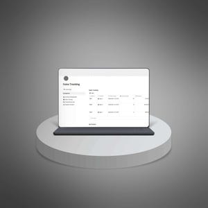 Notion Lager- und Verkaufs-Dashboard-Vorlage für die Bestandsverfolgung, die Steuerung des Verkaufs, die Verfolgung der Finanzen und die Organsiation von Lieferanten