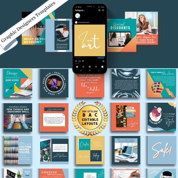 300 Graphic Designers Template Bundle | Enhance Your Design Toolbox