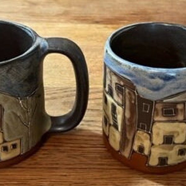 Mara Stoneware Pueblo Mugs (2) - Gently Used