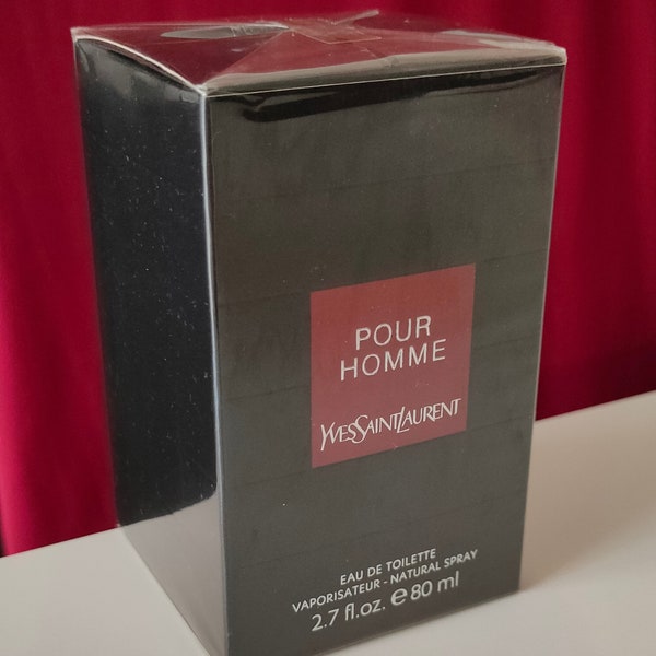 Yves Saint Laurent Pour Homme Eau de Toilette vaporisateur 80 ml - vintage discontinué rare