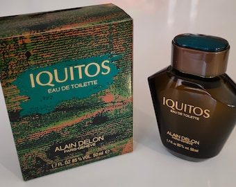 Alain Delon Iquitos Eau de Toilette 50ml splash - vintage discontinued rare