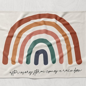 Boho rainbow baby, Personalized Name Blanket,customizable soft blanky, Minky Baby Blanket, Baby Shower Gift, Custom Baby Blanket