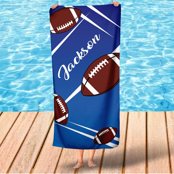 Football team towels,Personalized Football Towel, Football Player Gift, Football Coach Gift,High School Gift,Custom Football Team Towels