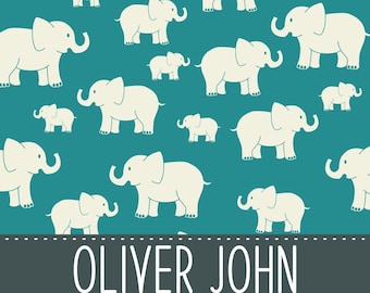 Elephant baby blanket personalized, elephant baby name blanket, elephant baby gift, hearts, baby boy elephant blanket,Elephant Baby Blanket