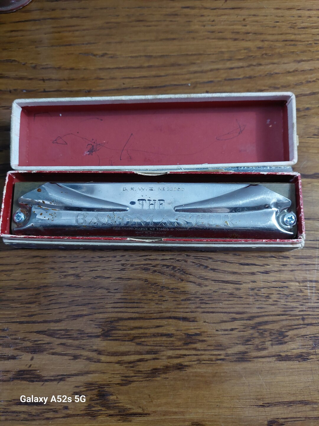Vintage the Bandmaster D.R.W.Z No.33050 Harmonica Made in Germany 1940s