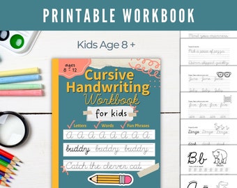 Cursive Handwriting Practice Worksheets for Kids - Birchmark Designs