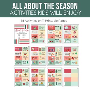 Printable Advent Activity for Kids and Families, DIY Kids Advent ...