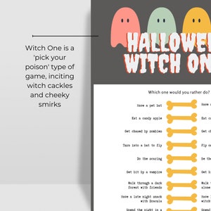 Halloween printable games from Marker Moments