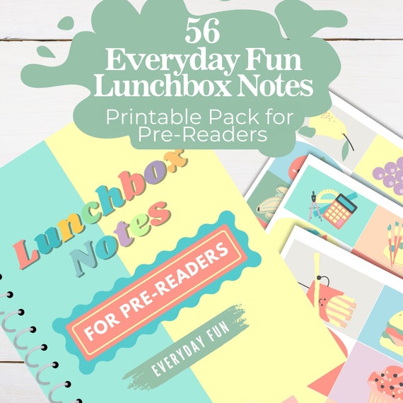 Printable Lunchbox Notes for Preschool and Kindergarten Boys - Etsy