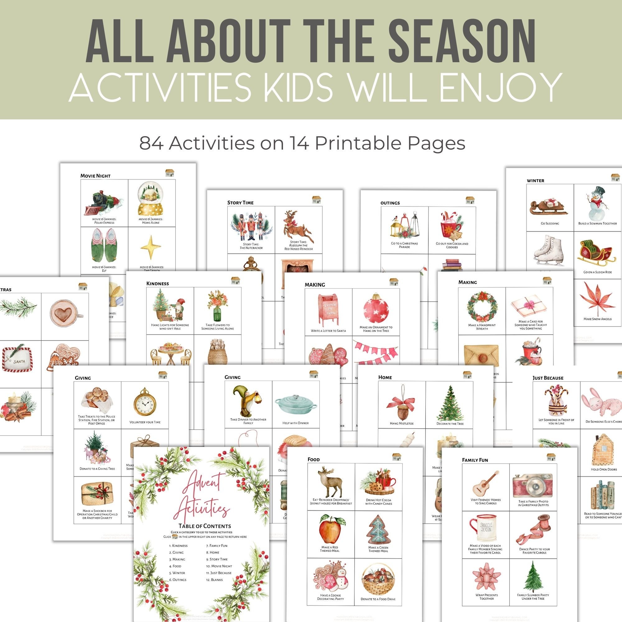Advent Activity Printables