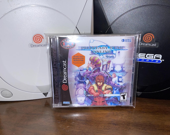 Dreamcast PHANTASY STAR ONLINE v2 repro
