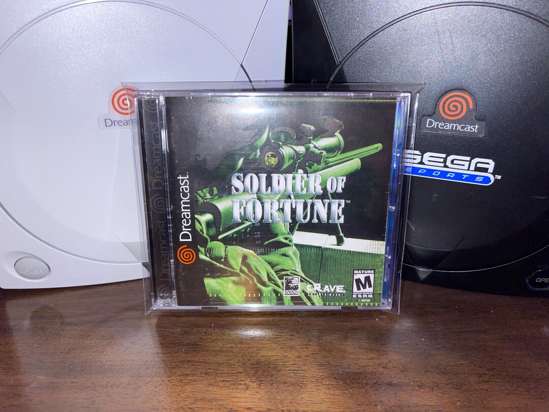 SOLDIER of FORTUNE. 北米版　Dreamcast Dreamcast Soldier of Fortune Repro - Etsy