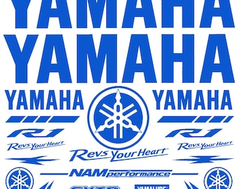 Stickerset Yamaha jetski | Yamaha Wave Raider / Wave Runner / Super Jet NAM Performance 12 x 12 inch
