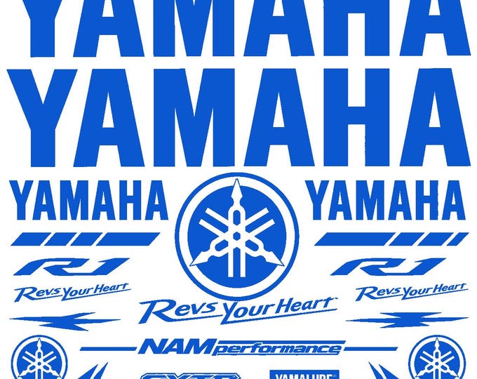 Yamaha Jetski Decal Kit | Yamaha Wave Raider / Wave Runner / Super Jet NAM Performance 12”x12”