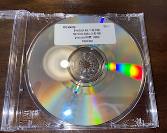 GigaWing – Sega Dreamcast Prototype GD-R (Compilação da Capcom de 17/03/2000) • Disco de Desenvolvimento de Pré-Produção • Item raro de colecionador de jogos de tiro