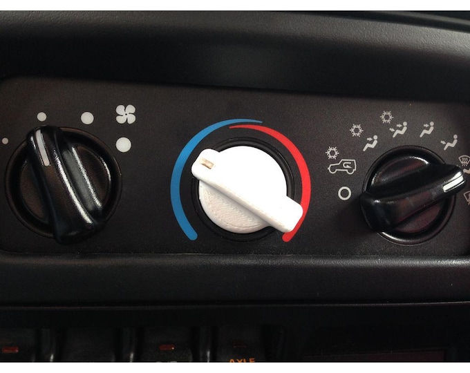NAM Performance Jeep Wrangler TJ Climate Control Knob Set 3 – hvac Heater AC Dash Knob Replacements