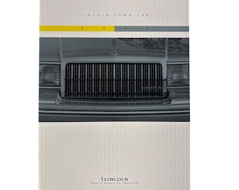 1994 Original Lincoln Town Car Color Sales Brochure