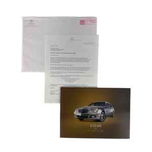 2008 Mercedes E-Class Color Sales Brochure E350 E320 BLUETEC E550 E63 AMG
