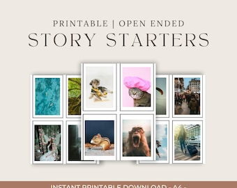 36 Story Starters | Creative Writing Prompts | Picture Prompts | English Writing