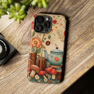 Cottagecore Phone Case: Whimsical Nature Design, Artistic Style