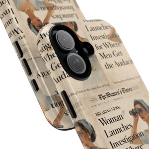 Funny Vintage Sarcastic Women Phone Case | Retro Sarcasm Text Design image 2