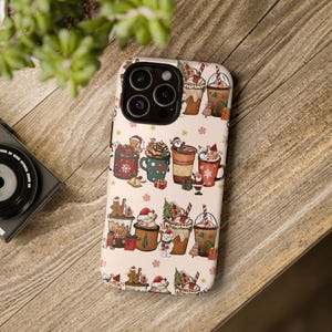 Christmas Coffee Phone Case: Java Jingle Holiday Design
