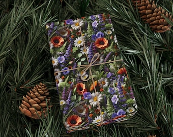 Boho Wildflower Gift Wrap: Eco-Friendly Floral Packaging