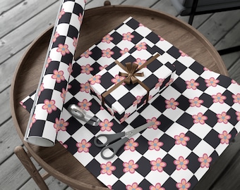 Retro Floral Wrapping Paper: Vintage-Inspired Gift Wrap