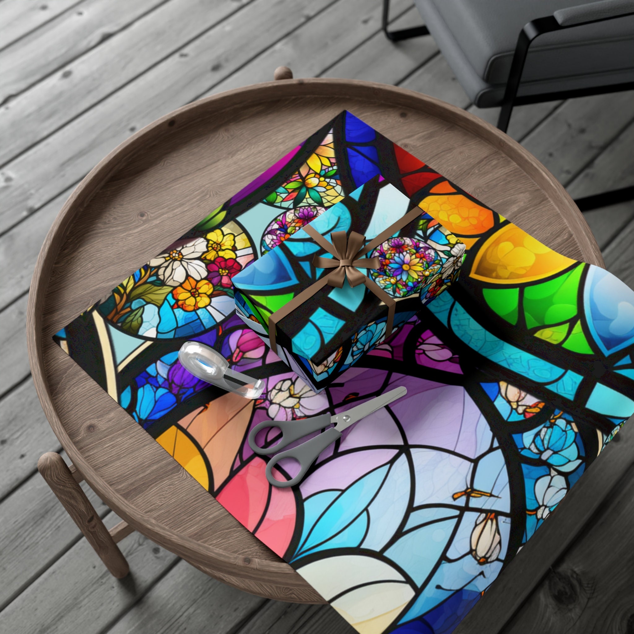 Stained Glass Pieces 