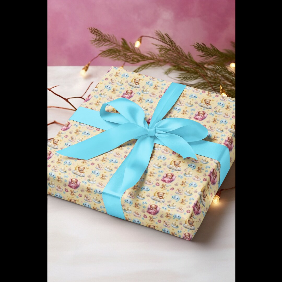 Baby Shower Wrapping Paper: Adorable Baby Designs, Matte or Satin ...