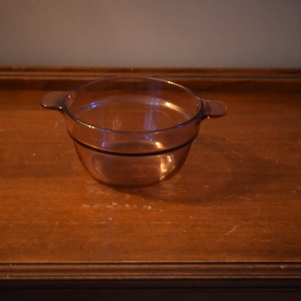Vintage Corning Ware Visions Amber Glass V-20-B Broiler / Bain Marie Insert