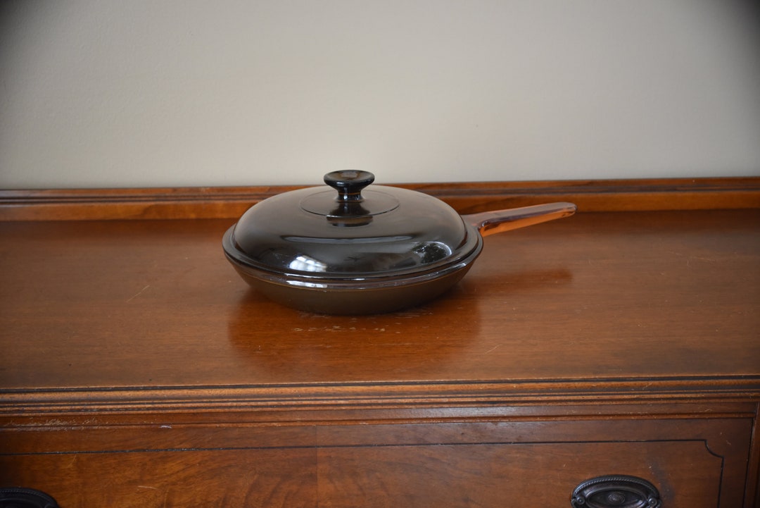 Corningware / Corning Ware Visions Amber Glass Cookware 10 Non Stick