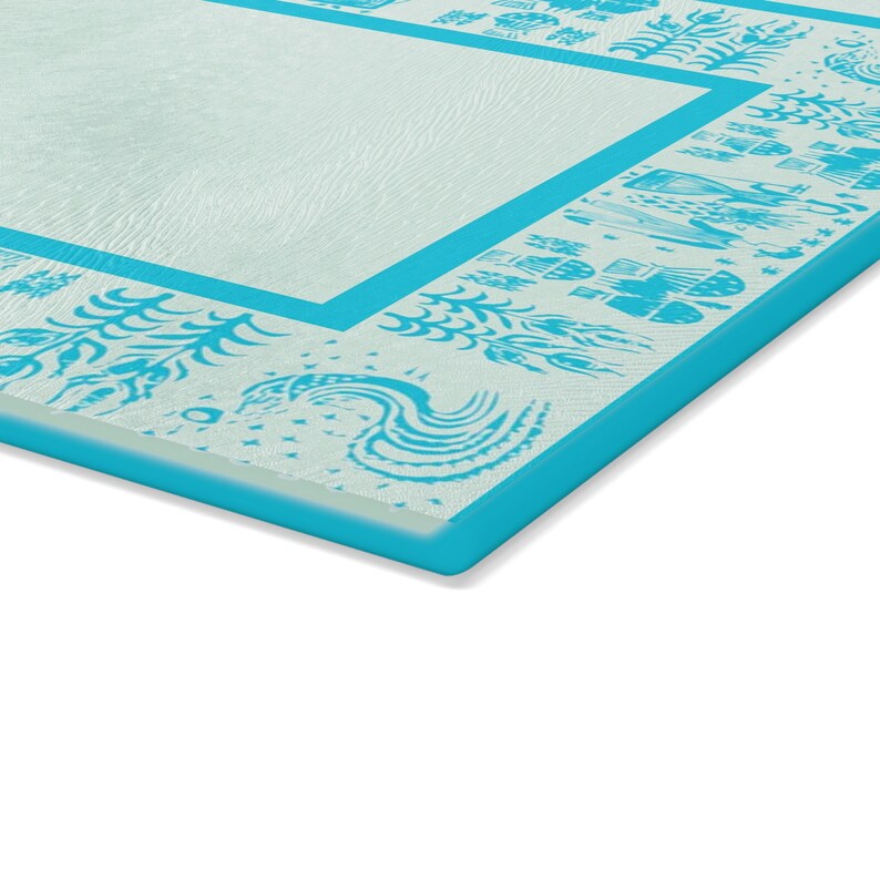 Pyrex Board Vintage Pyrex Amish / Butterprint Pattern in Blue Influenced Design ...
