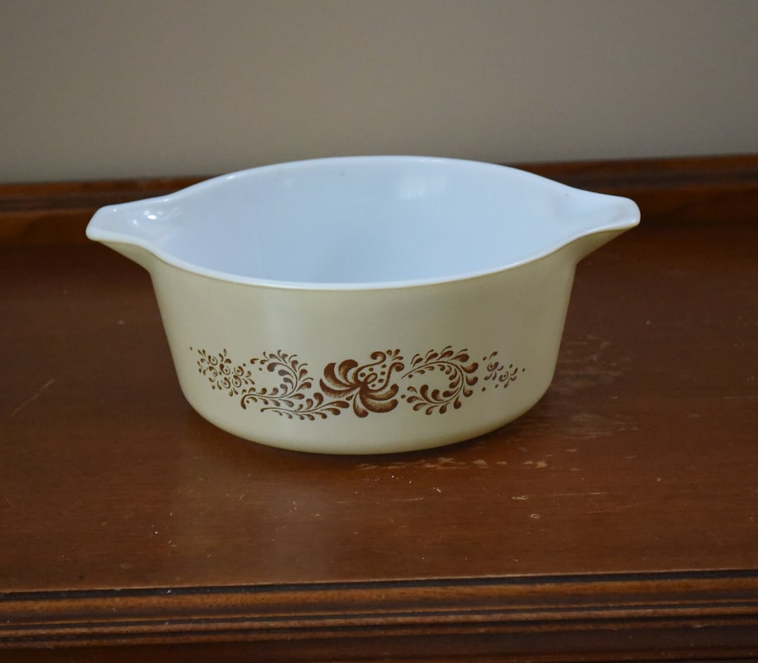 Rare Vintage Pyrex Homestead 475-b 2.5 Liters Bake Serve and Store ...
