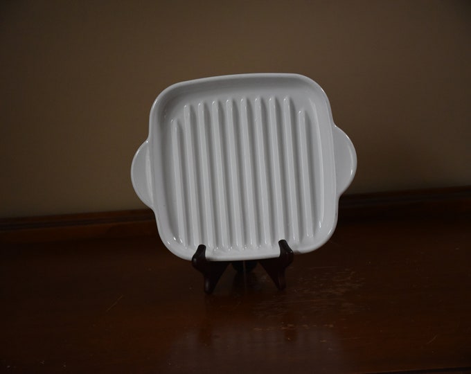 Corningware / Corning Ware White MR-3 RACK Grilling Plate. - Etsy