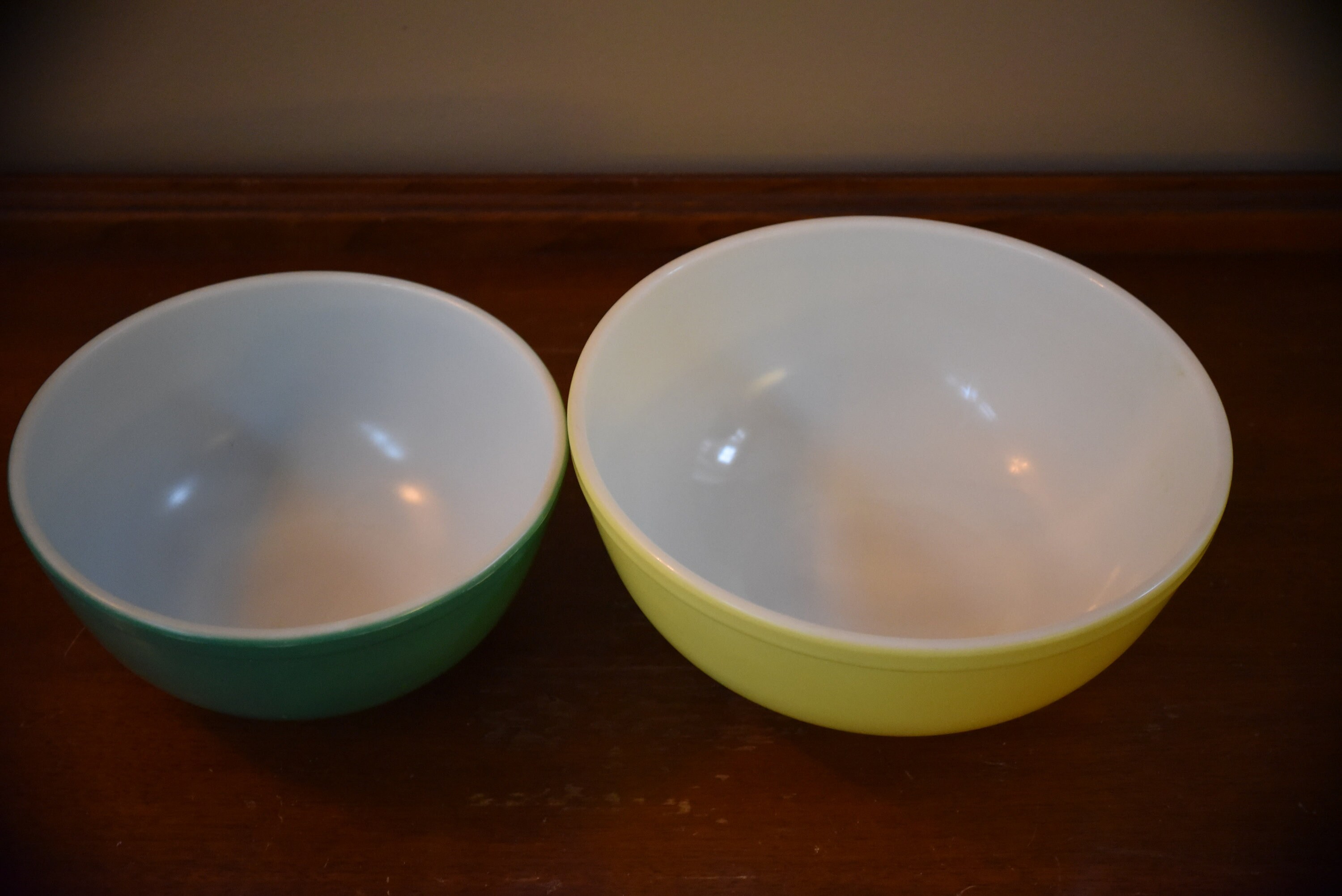 Vintage Pyrex Primary Colors Mixing Bowl Full Set in Etsy