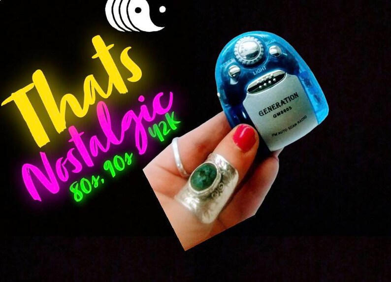 Retro Y2K Nostalgia Portable Radio Scanner FM Radio Mp3 Audio Etsy