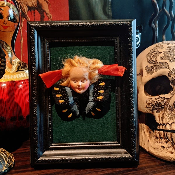 Doll Head Art Etsy