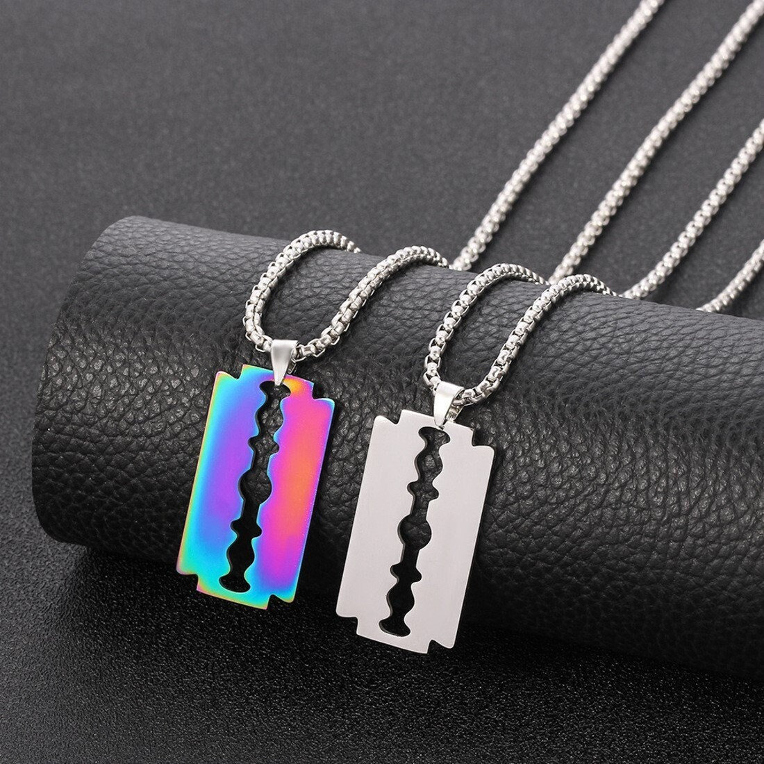 Razor Blade Necklace 