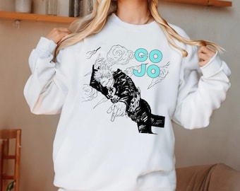 Satoru Gojo sweatshirt|JJK anime merch|manga sweatshirt|Jujutsu Kaisen Gojo sweats