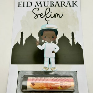 Carte cadeau Eid/ Money card/ cadeau Eid/ cadeau enfants Eid/ carte cadeau personnalisée/ ramadan mubarak/ Eid mubarak/ fête de la Eid / eid image 7