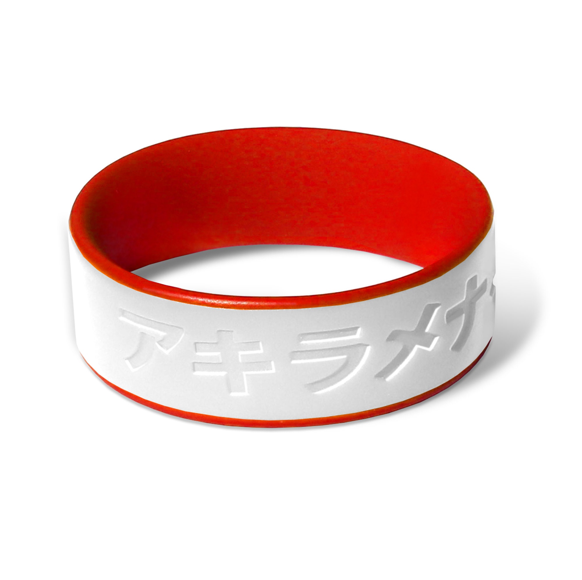 Reversible Japanese Silicone Ring for Men Promise Band (Red and White) by SnackManJapan