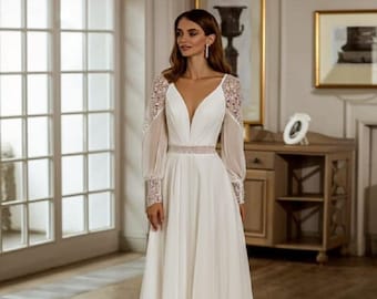 Luksusowa suknia ślubna . Kolekcja 2023