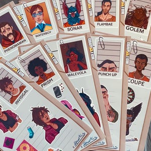 Dispatch sticker Sheet / Videogame